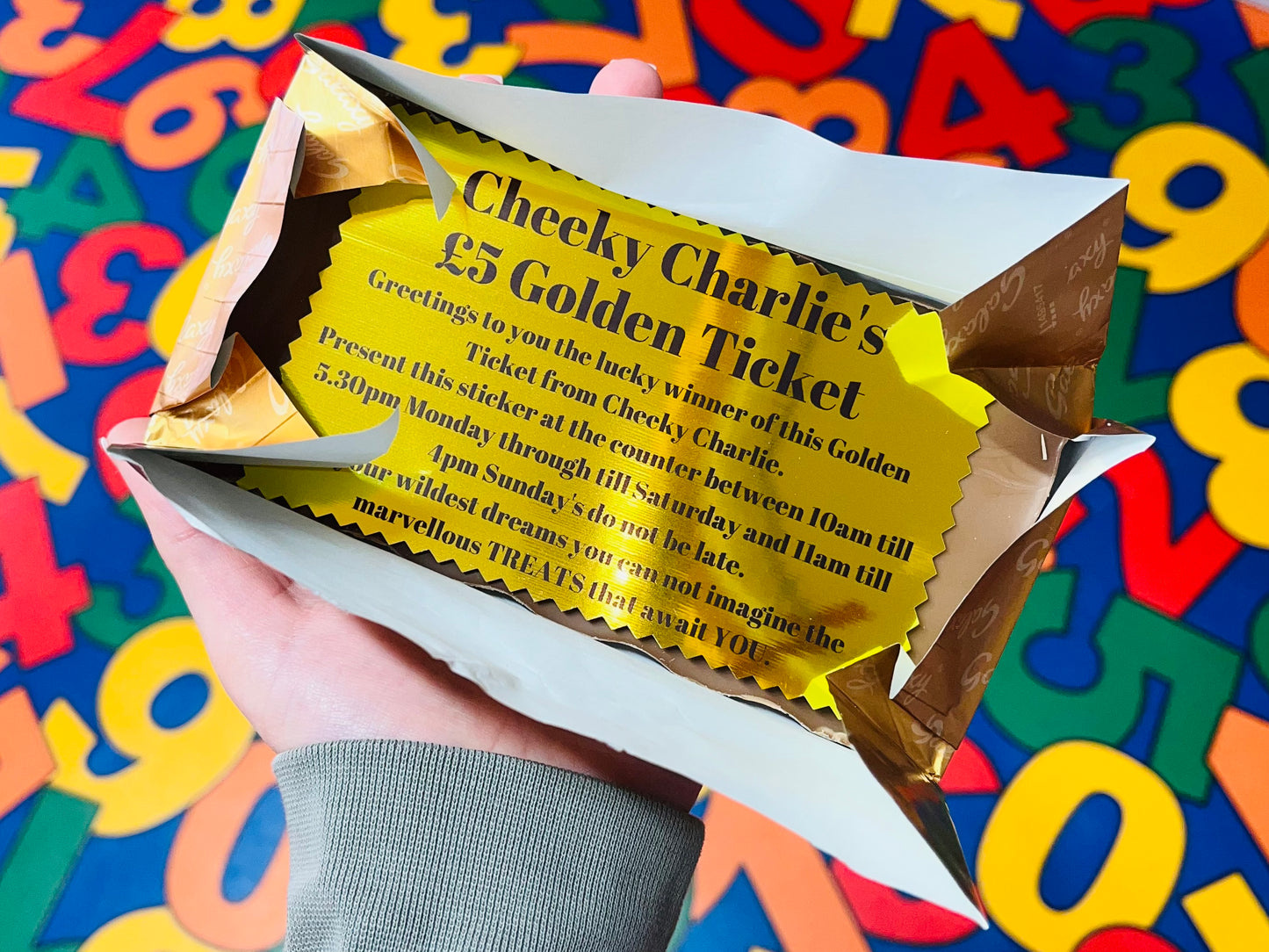 Cheeky Charlie's GALAXY WONKA BAR